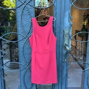 Dark red french connection mini cocktail dress (size 8)